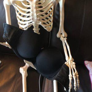 38DDD Black Wacoal Strapless Bra